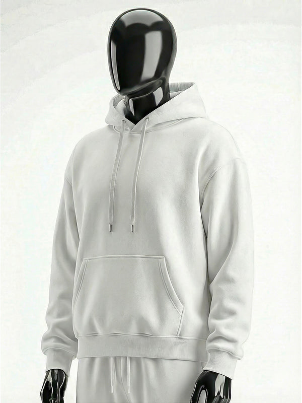 Heavyweight White Oversized Hoodie