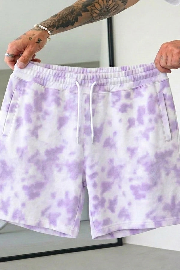 Violet Drip Shorts