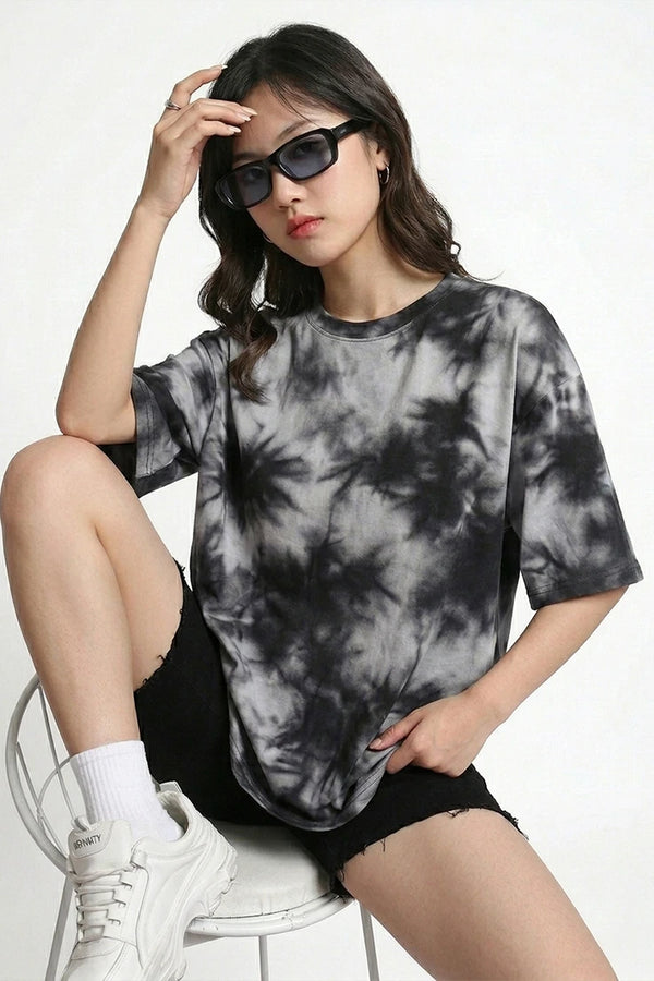 Midnight Storm Oversized Tee