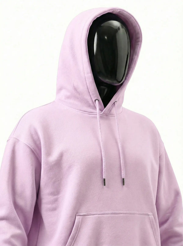 Heavyweight Pink Oversized Hoodie