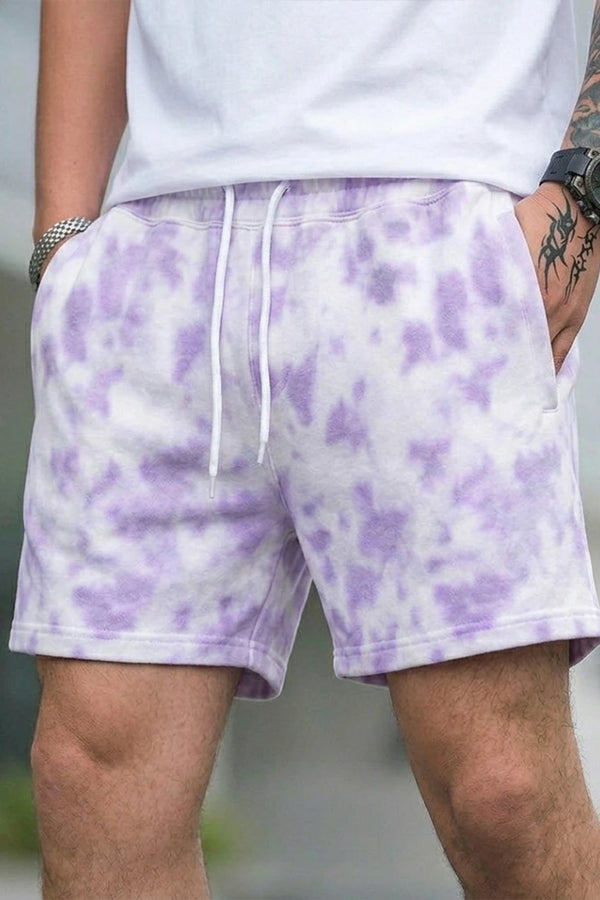 Violet Drip Shorts