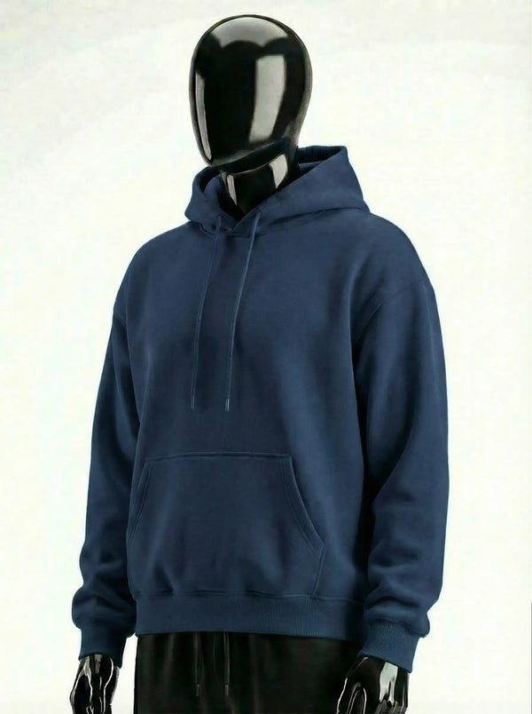 Heavyweight Blue Oversized Hoodie