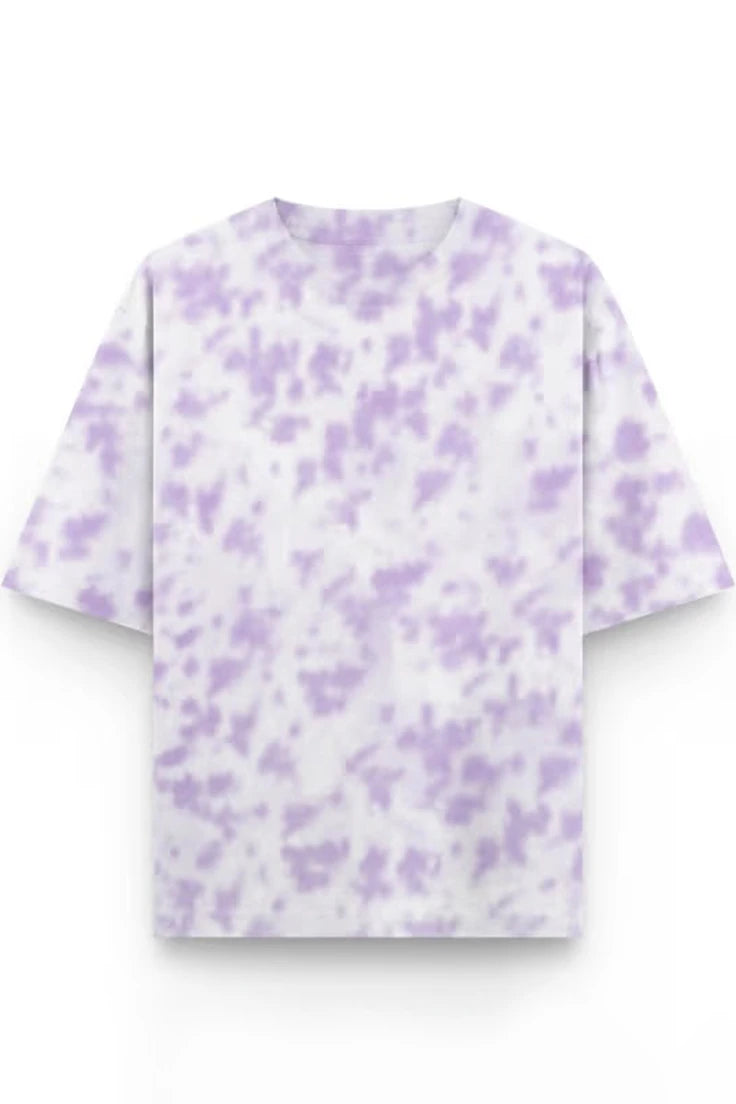 Violet Drip Oversized T-Shirt